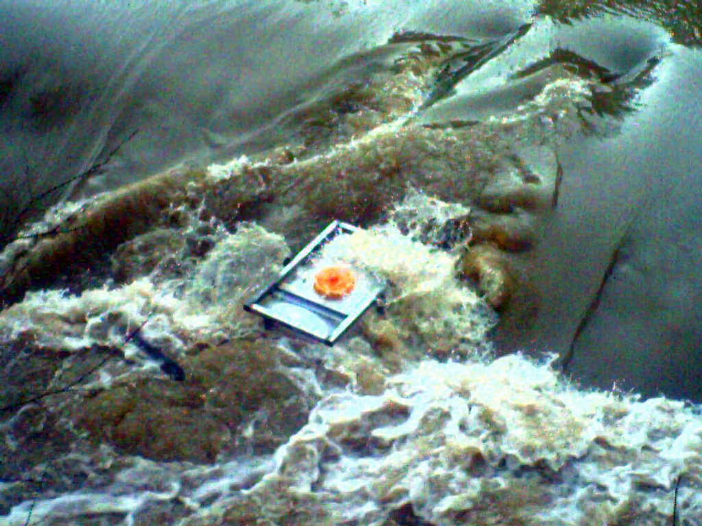 Anlage im Hochwasser Anlage im Hochwasser